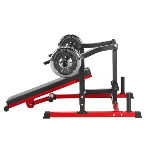 VEVOR Brustpresse, 204 kg belastbares Bankdrückset, verstellbare flache Schrägbank mit unabhängigen konvergierenden Armen, obere Brust-Ausrüstung, Heim-Fitnessgerät für Brust Bauchmuskeltraining – Bild 9