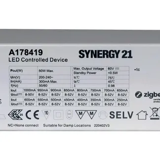 Synergy 21 LED Serie EOS 10 ZigBee CC Controller+Netzteil 2-Kanal 50W CCT(dual white) Synergy 21 LED Serie EOS 10 ZigBee CC Controller+Netzteil 2-Kanal 50W CCT(dual white)