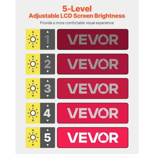 VEVOR Tragbare digitale Lupe, 5 Zoll HD elektronische Leselupe, Lesehilfe für Sehschwäche, 2- bis 48-facher Zoom, mit 13 MP Nah- & Fernobjektiv, 26 Farben, AV- & HDMI-Ausgang, klappbarer Griff – Bild 5