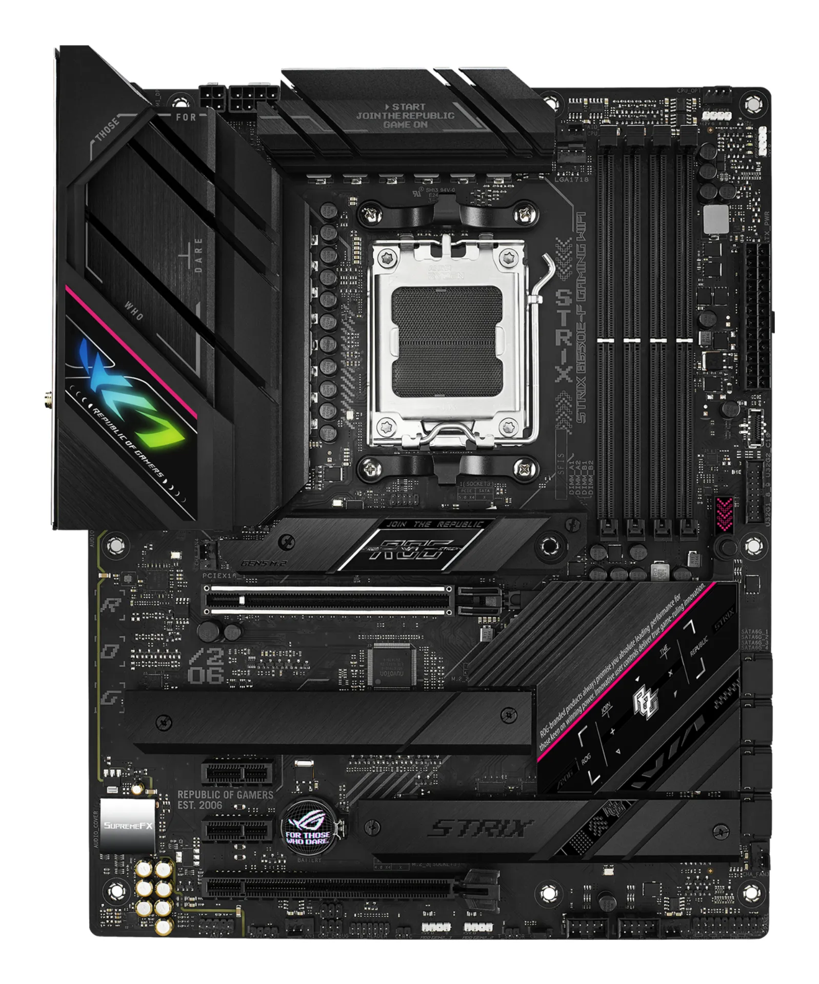 ASUS ROG STRIX B650E-F GAMING WIFI AMD B650 Sockel AM5 ATX – Bild 2
