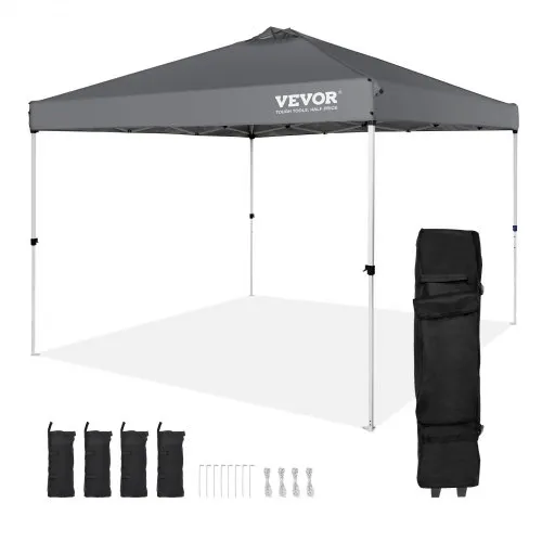 VEVOR Pavillon 304,8×304,8x320cm Gartenzelt 250D PU Silber beschichtetes Gewebe Faltpavillon inkl. Aufbewahrungstasche Partyzelt 6-8 Personen Pop up Zelt Faltzelt Gartenpavillon für Campingausflug VEVOR Pavillon 304,8×304,8x320cm Gartenzelt 250D PU Silber beschichtetes Gewebe Faltpavillon inkl. Aufbewahrungstasche Partyzelt 6-8 Personen Pop up Zelt Faltzelt Gartenpavillon für Campingausflug