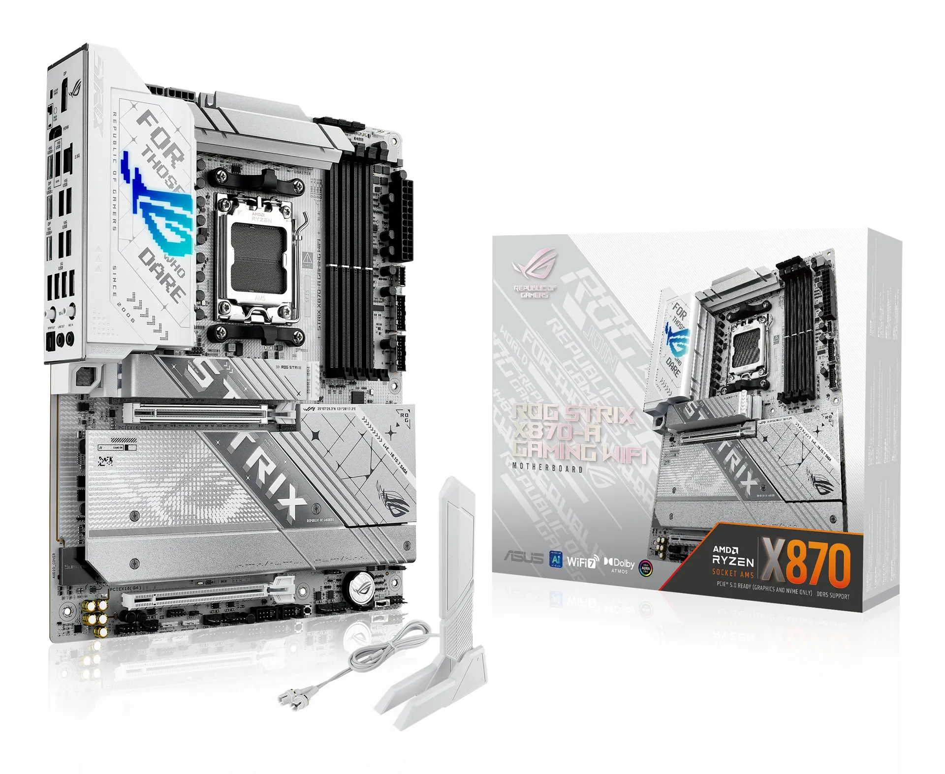 ASUS ROG STRIX X870-A GAMING WIFI AMD X870 Sockel AM5 ATX ASUS ROG STRIX X870-A GAMING WIFI AMD X870 Sockel AM5 ATX