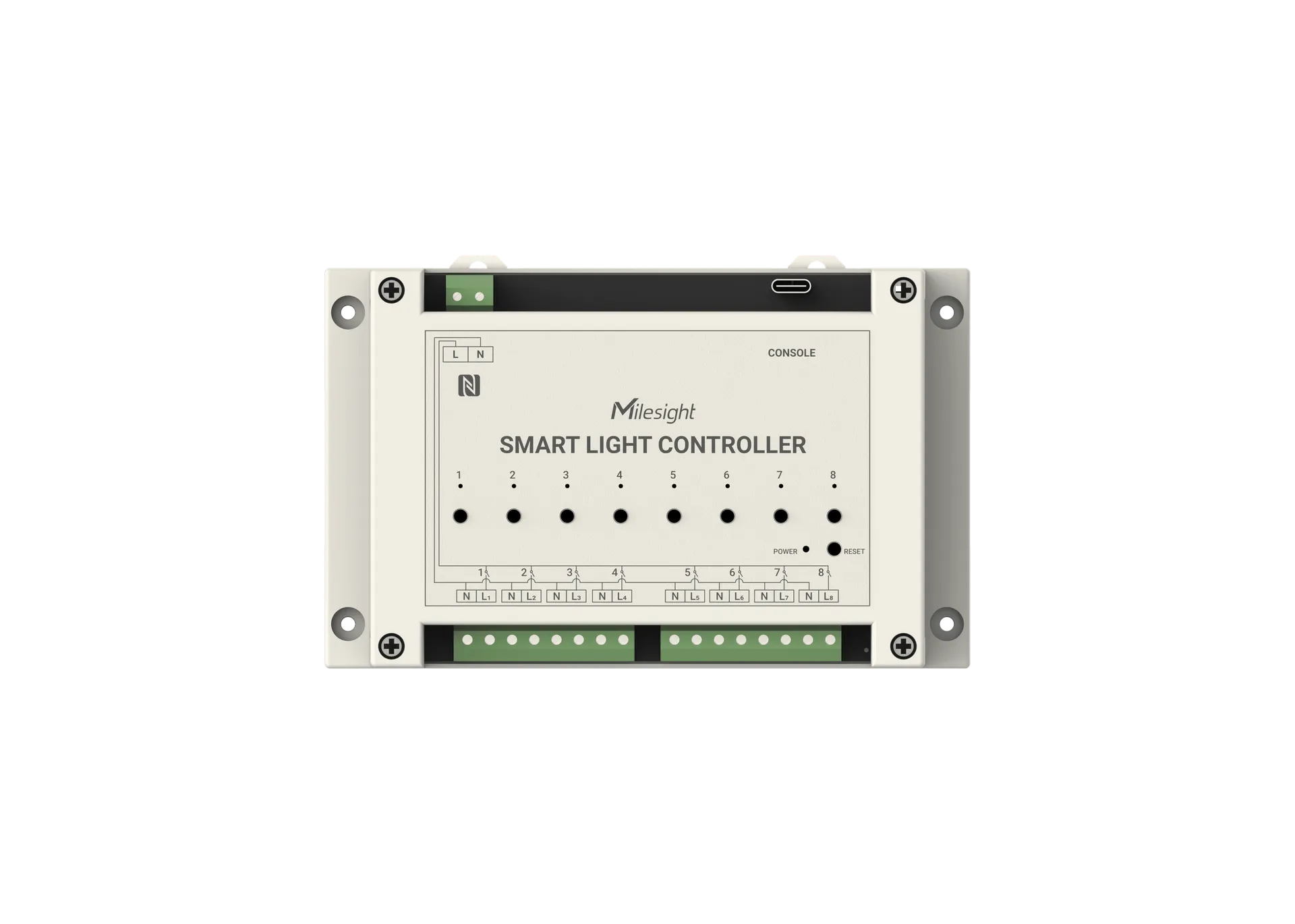 Milesight IoT Smart Light Controller, WS558-868M-LN LoRaWAN / 16A max. / 8 out – Bild 3