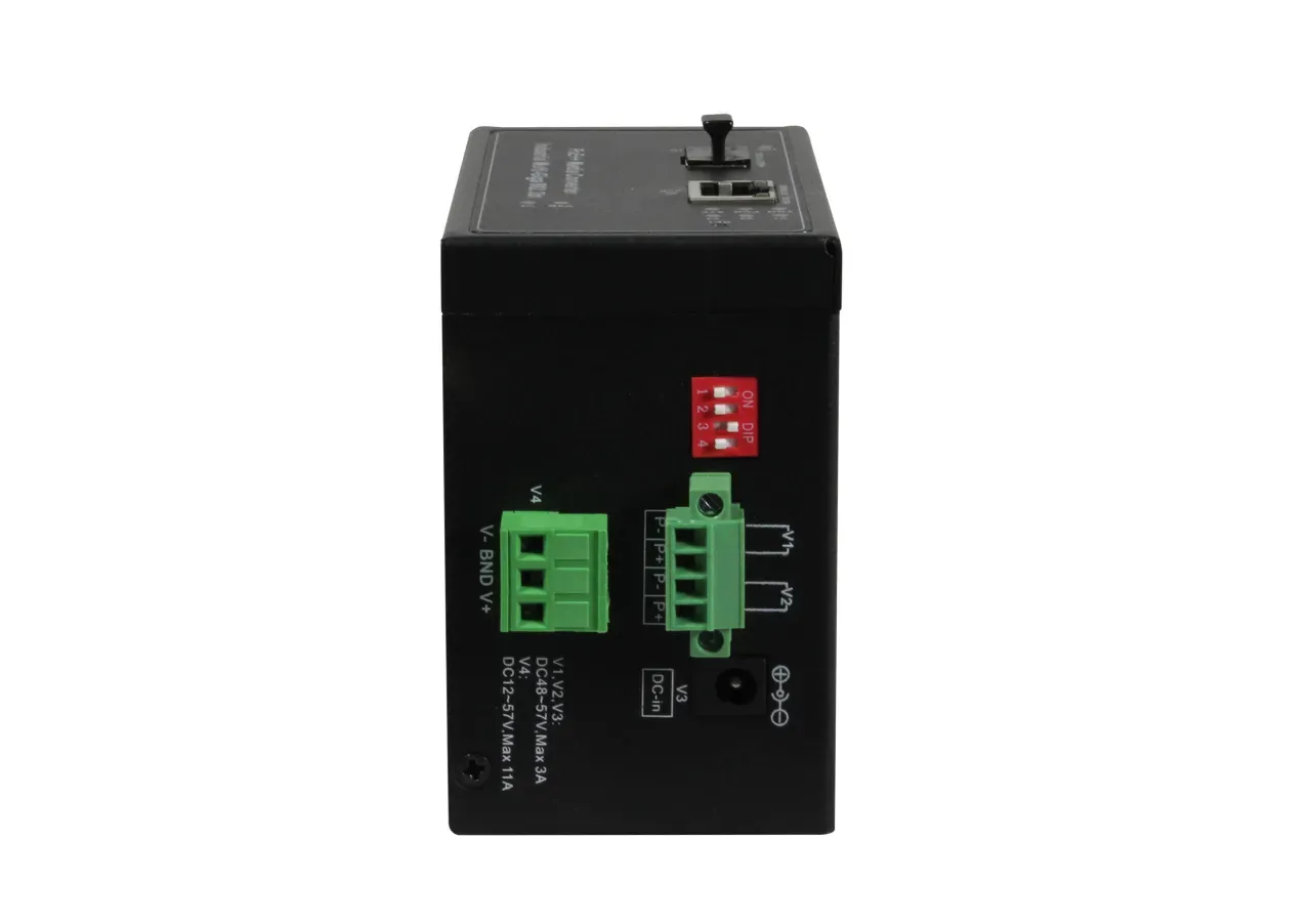 ALLNET Medienkonverter Industrial PoE (15,4W/30W/60W/90W) 10G-BASE-SX/-LX Single-/ Multimode SFP+ to RJ45 MultiG • Power-Booster 12~57VDC • DIN • ALL-MCI2011P-60W – Bild 6