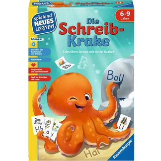 Die Schreib-Krake – Lernspiel ab 6 Jahren, Brettspiel Die Schreib-Krake – Lernspiel ab 6 Jahren, Brettspiel