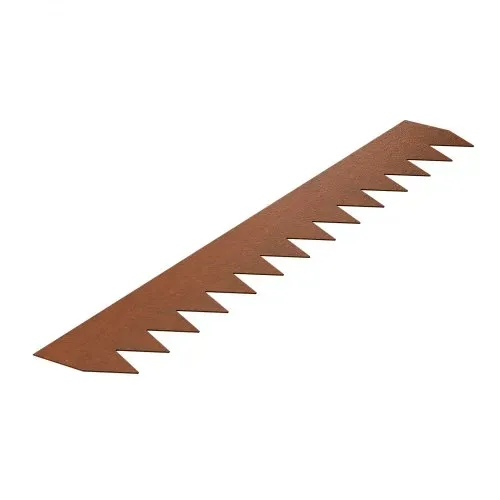 VEVOR Rasenkante, 6er-Pack 1016x152,4x1,5 mm, vorrostende Metall-Beeteinfassung, biegbare Garteneinfassung, Beetumrandung, Trennwand für Blumenbeete und Hofwege – Bild 8