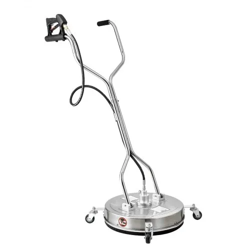 VEVOR 535 mm Hochdruckreiniger-Oberflächenreiniger, Flächenreiniger aus Edelstahl auf Rädern, 310 Bar max. 0,95 cm Anschlussstück, Doppelgriff, 2 Düsen, Spray für Betonterrasse – Bild 9
