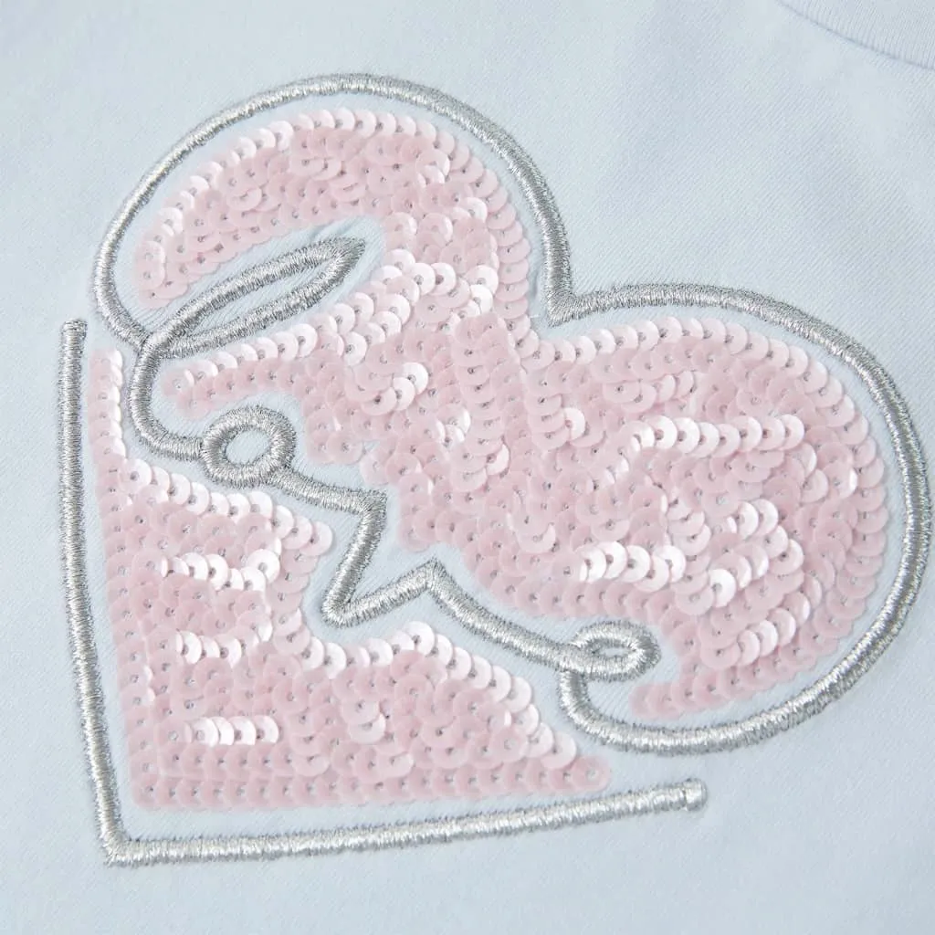 vidaXL Kinder-T-Shirt Hellblau 92 – Bild 4