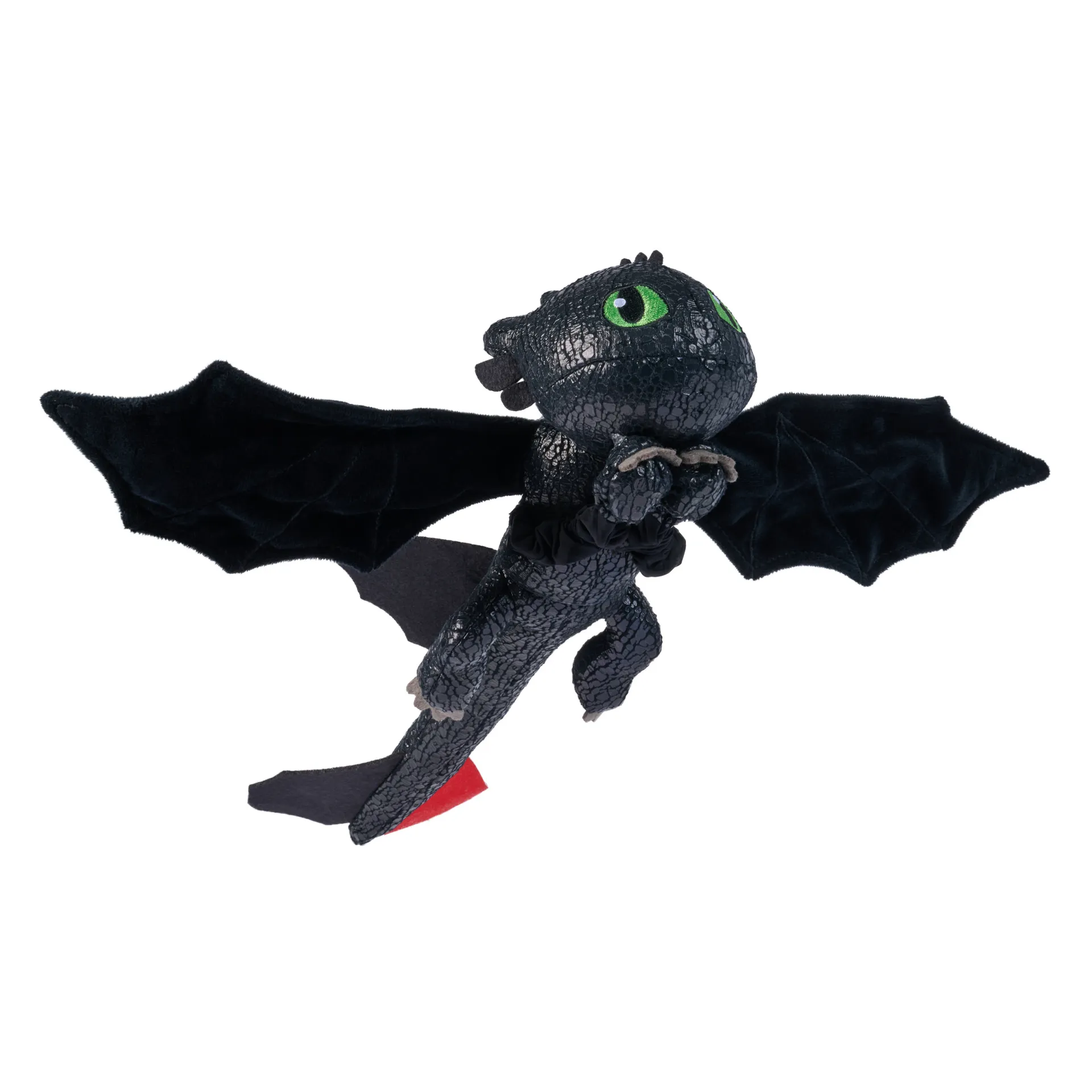DreamWorks Dragons Drachenzähmen leicht gemacht - Plüsch-Drache Ohnezahn mit Gleit- und Grifffunktion, 30 cm lang – Bild 6