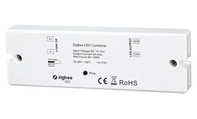 Synergy 21 LED Serie EOS 10 Zigbee 2 Kanal Controller CCT(dual white)(2 wires) Synergy 21 LED Serie EOS 10 Zigbee 2 Kanal Controller CCT(dual white)(2 wires)