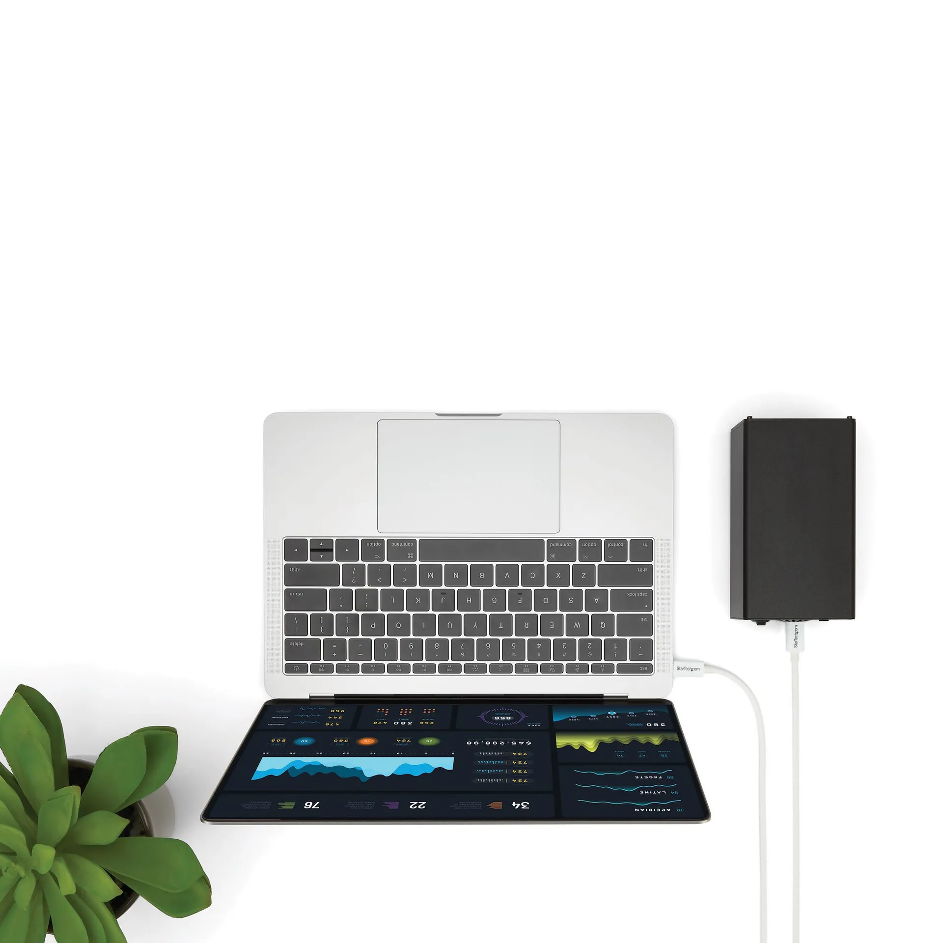 StarTech.com 1m Passives Thunderbolt 3 Kabel, 20Gbps, 100W PD, 4K Video, Thunderbolt Kabel, Kompatibel mit USB4/DP Alt Mode, Thunderbolt 4, USB 3.2/Typ-C – Bild 6