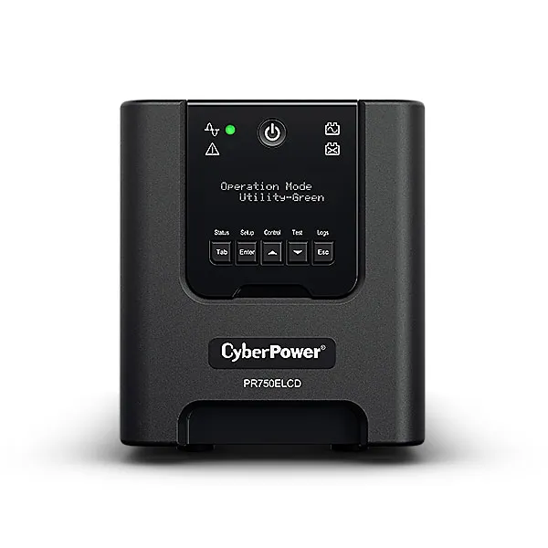 CyberPower USV, PR Tower-Serie, 750VA/675W, Line-Interactive, reiner Sinus, LCD, USB/RS232, – Bild 3