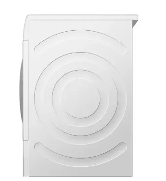 Bosch Serie 6 WQG233D20 Wäschetrockner Freistehend Frontlader 8 kg Weiß – Bild 2