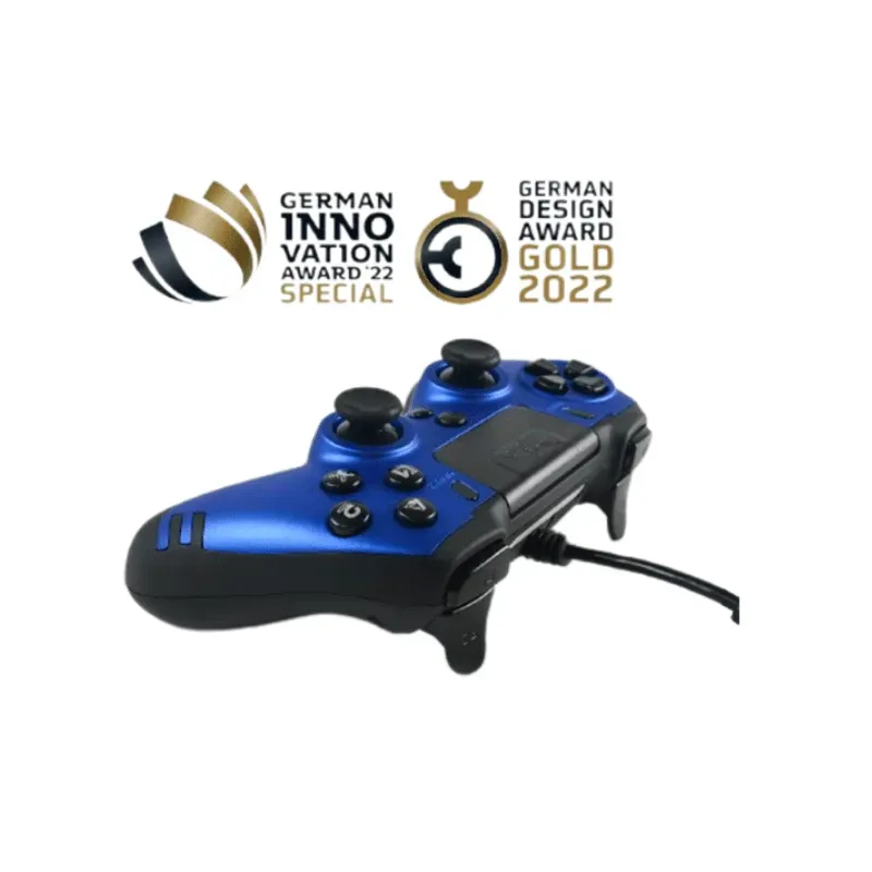 Lexip METALTECH Blau USB Gamepad Analog / Digital PC, PlayStation 4 – Bild 3