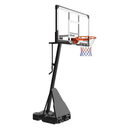VEVOR tragbarer Basketballständer, 2,3-3,05 m höhenverstellbarer (manuell) Basketballkorb, Basketballanlage mit 139 cm PC-Rückwand, Basketballkorsystem Backboard-Set für Terrassen Schulen – Bild 9