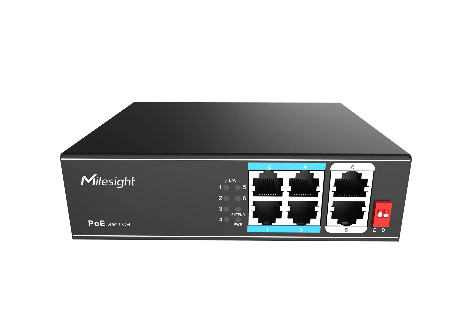 Milesight IoT Milesight 4-Port PoE Switch, MS-S0204-EL – Bild 5