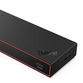 Lenovo ThinkPad USB4 Smart Dock 5500 Kabelgebunden Schwarz Lenovo ThinkPad USB4 Smart Dock 5500 Kabelgebunden Schwarz