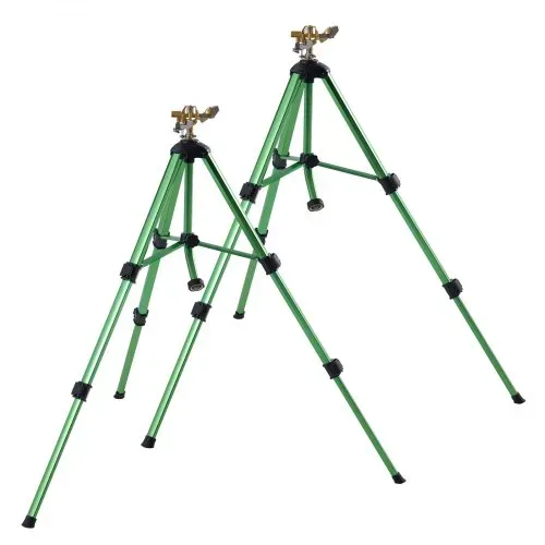 VEVOR Stativ Impulsregner, 2er-Pack, Rasensprenger mit Messingkopf & G3/4 Zoll-Anschluss, 360°-Gartenbewässerung, Sprinkler 430 bis 940 mm Höhenverstellbar, Kreisregner, Sprühregner, Stativregner – Bild 10
