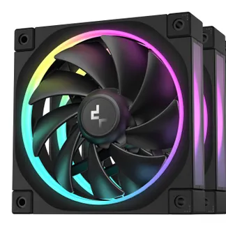 DeepCool FL12-3 in 1 Computergehäuse Ventilator 12 cm Schwarz 3 Stück(e) DeepCool FL12-3 in 1 Computergehäuse Ventilator 12 cm Schwarz 3 Stück(e)