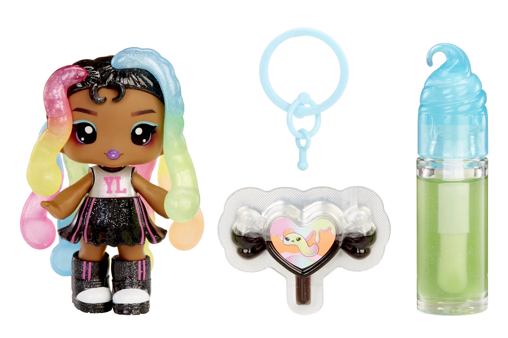MGA Entertainment Yummiland Lip Gloss Doll Sour Sweeties - Sasha Sourworms – Bild 2