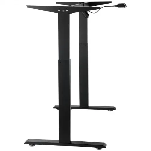 VEVOR Schreibtisch Gestell, verstellbare Höhe 70-117 cm und Länge 90-135 cm, elektrisches Tischgestell, ergonomische DIY-Arbeitsplatzbasis für Zuhause und das Büro (nur schwarzer Rahmen) – Bild 9