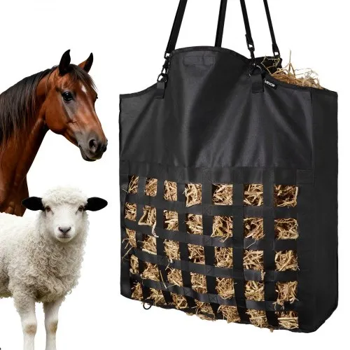 VEVOR Heusack für Pferde,55×18,5×64 cm, 4,6×4,6 cm Maschenweite, Nylonkonstruktion mit PVC-Beschichtung, verstellbare Aufhängegurte & Metallhaken, Heutasche für langsame Futteraufnahme VEVOR Heusack für Pferde,55×18,5×64 cm, 4,6×4,6 cm Maschenweite, Nylonkonstruktion mit PVC-Beschichtung, verstellbare Aufhängegurte & Metallhaken, Heutasche für langsame Futteraufnahme