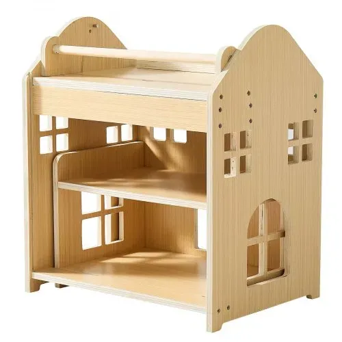 VEVOR Montessori-Tisch- & Stuhlset, Holz, 3-in-1-Kindersitzgruppe, Kindermöbel mit Abnehmbarer Kreidetafel, 0°- & 35°-Winkel, für Kleinkinder von 1-5 Jahren zum Essen, Zeichnen, Lesen & Spielen – Bild 10