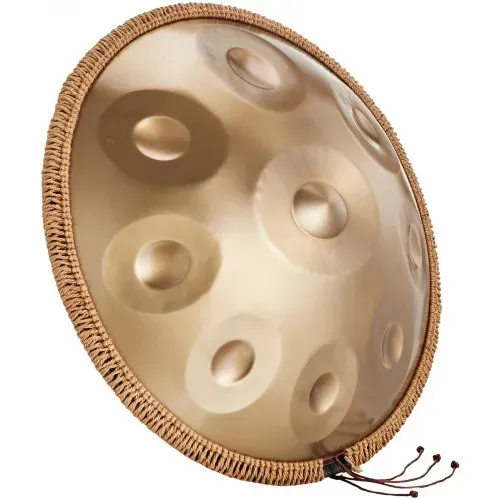 VEVOR Handpan Drum, 55 cm, 9-Ton-Stahlzungentrommel, 432 Hz, D-Moll, mit gewebtem Randschutz, 2 Schlägeln & Tragetasche, farbbeständiges Schlaginstrument für professionelle Auftritte – Bild 8