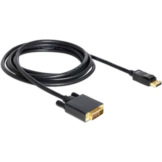 Kabel DisplayPort Stecker > DVI-D 24+1 Stecker Kabel DisplayPort Stecker > DVI-D 24+1 Stecker