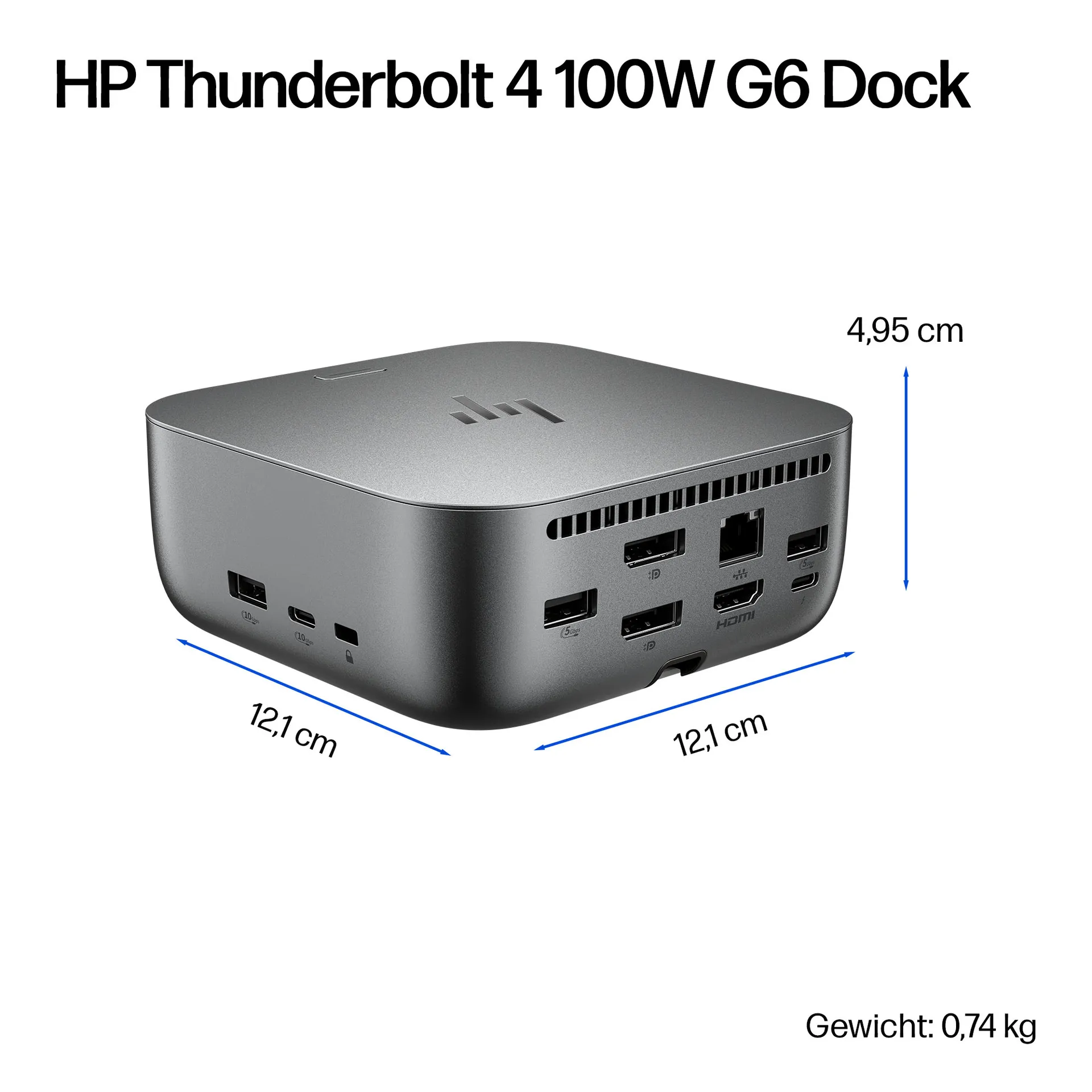 HP Thunderbolt 4 100 W G6 Dockingstation – Bild 6