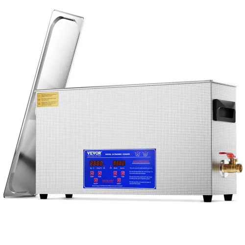 VEVOR 10 L Ultraschallreiniger Ultraschall Reinigungsgerät 300 W professionelle Reinigungsmaschine mit Timer und Heizung, 40kHz Ultraschallreiniger mit Korb für Waffenteile Kugeln Militärbedarf VEVOR 10 L Ultraschallreiniger Ultraschall Reinigungsgerät 300 W professionelle Reinigungsmaschine mit Timer und Heizung, 40kHz Ultraschallreiniger mit Korb für Waffenteile Kugeln Militärbedarf