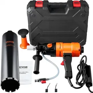 VEVOR Diamant Bohranlage 1500 W Diamantkernbohrmaschine Kernbohrgerät 1100/2400 RPM Kernbohrmaschine Nassbohren, 8-10,2 cm Magnetbohrmaschine Geeignet zum Bohren von Stahlbeton, Marmor usw. VEVOR Diamant Bohranlage 1500 W Diamantkernbohrmaschine Kernbohrgerät 1100/2400 RPM Kernbohrmaschine Nassbohren, 8-10,2 cm Magnetbohrmaschine Geeignet zum Bohren von Stahlbeton, Marmor usw.
