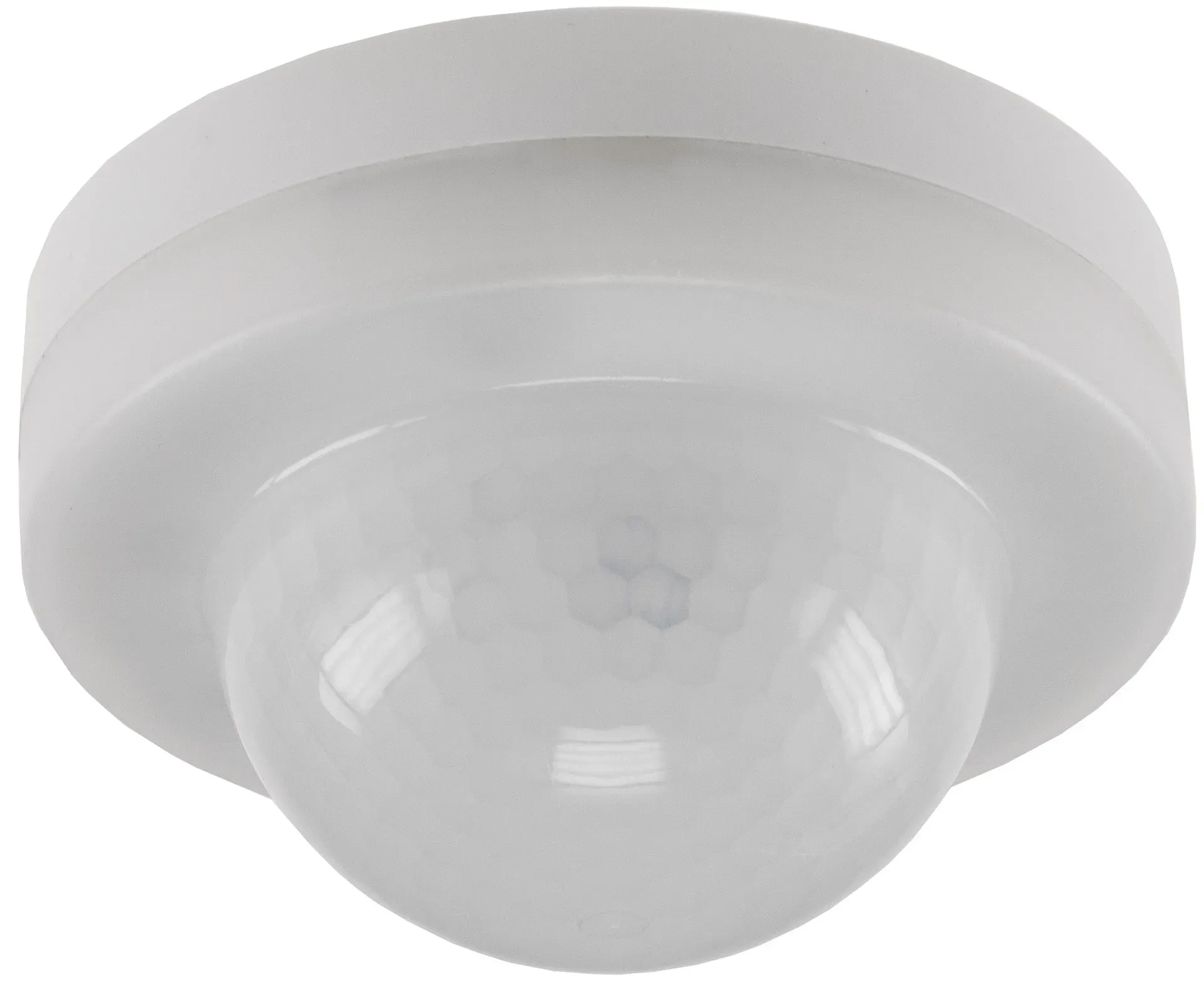 Decken-Aufputz-Bewegungsmelder 360° PIR, mit Präsenzfunktion, 20m Detektion Decken-Aufputz-Bewegungsmelder 360° PIR, mit Präsenzfunktion, 20m Detektion