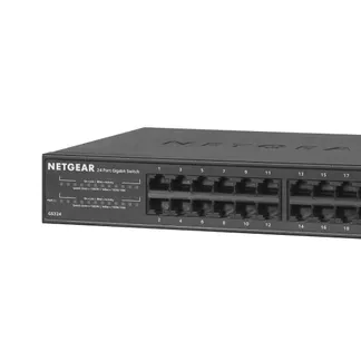 NETGEAR GS324 Unmanaged Gigabit Ethernet (10/100/1000) Schwarz NETGEAR GS324 Unmanaged Gigabit Ethernet (10/100/1000) Schwarz
