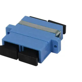 LWL-Kupplung,SC-Buchse/SC-Buchse, 9/125u Singlemode, duplex, PVC, OS2, Keramikhülse, mit Flansch, Synergy 21 LWL-Kupplung,SC-Buchse/SC-Buchse, 9/125u Singlemode, duplex, PVC, OS2, Keramikhülse, mit Flansch, Synergy 21