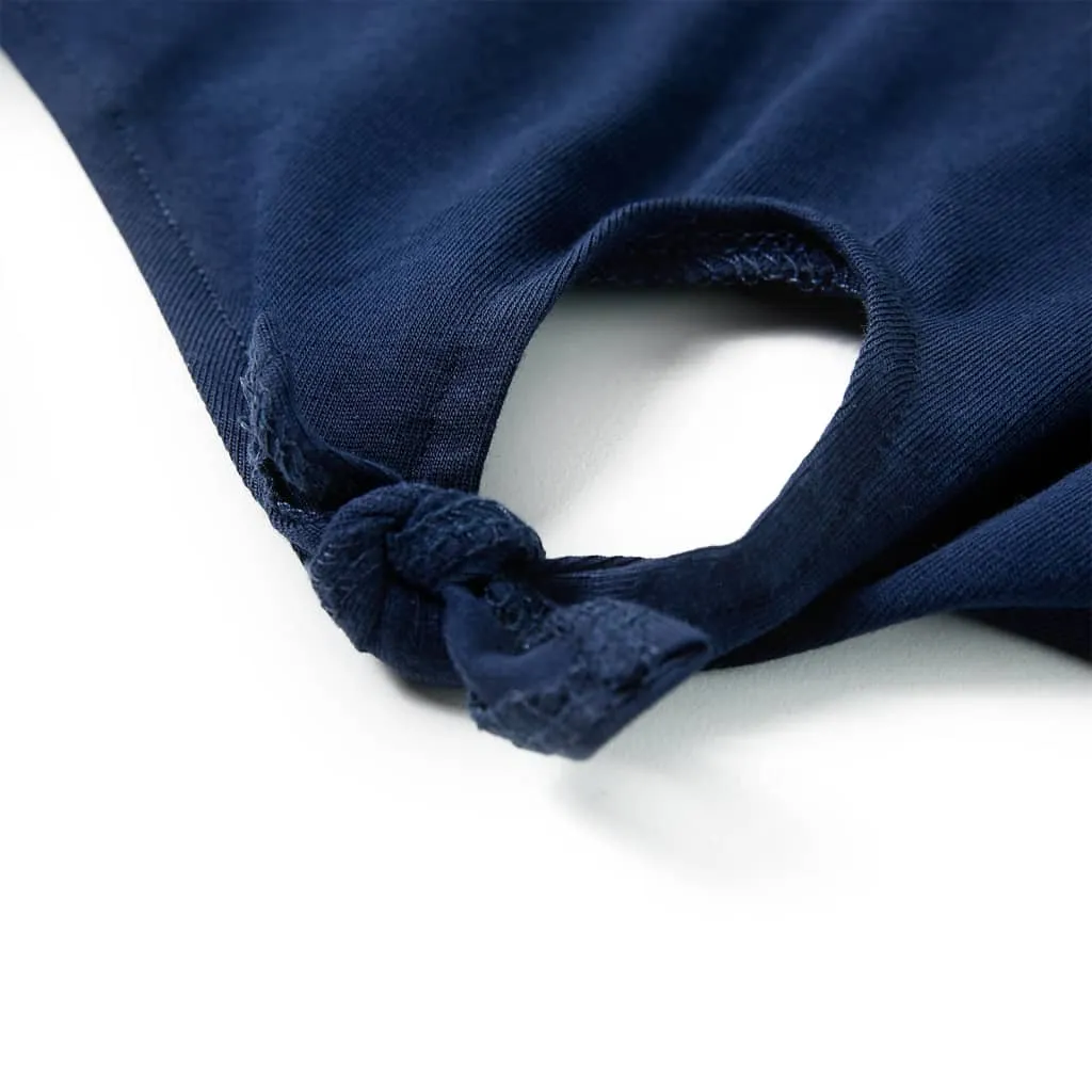 vidaXL Kinder-T-Shirt Marineblau 104 – Bild 6