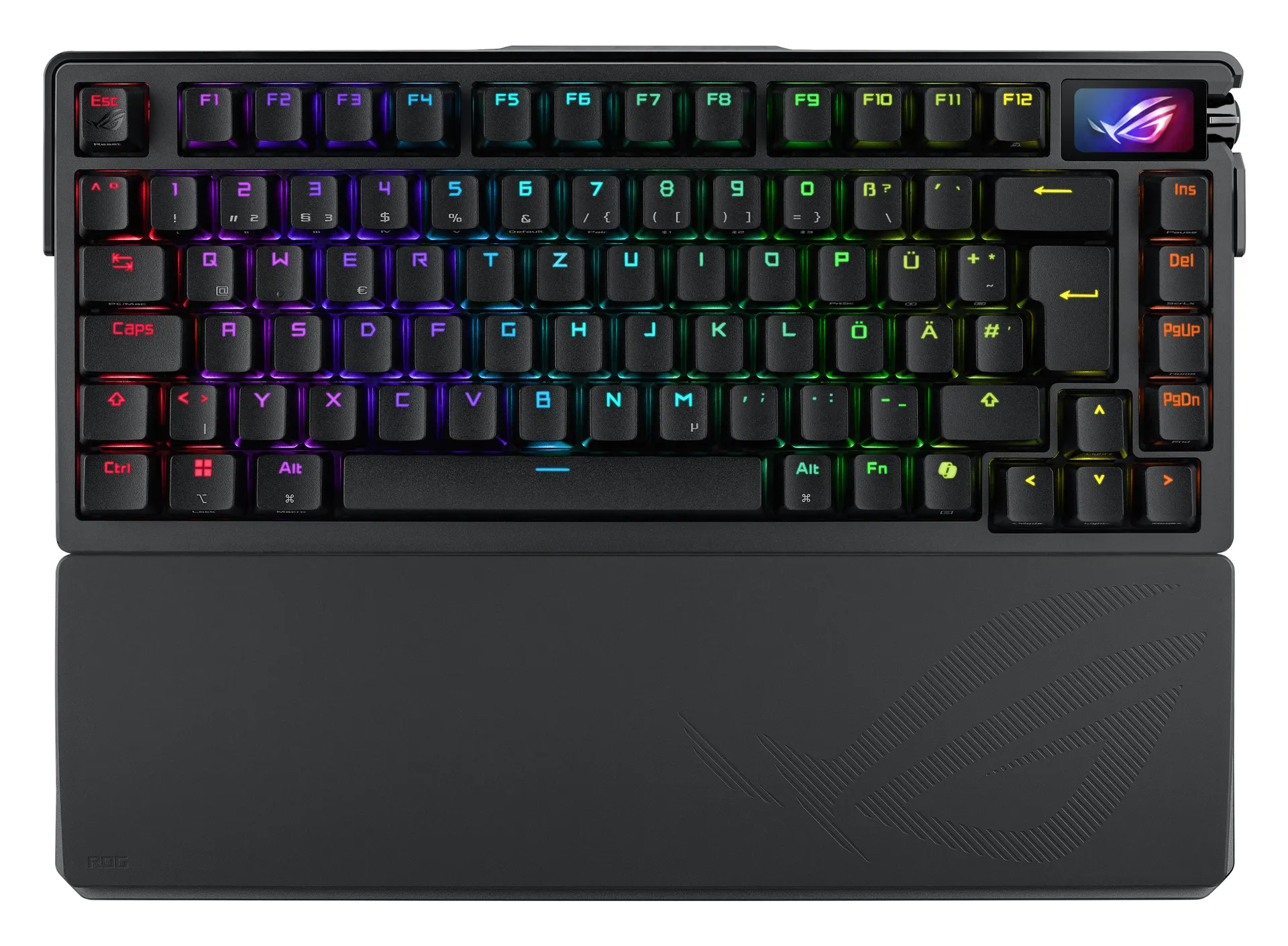 ASUS ROG Azoth Extreme Tastatur Gaming USB + RF Wireless + Bluetooth QWERTZ Schwarz ASUS ROG Azoth Extreme Tastatur Gaming USB + RF Wireless + Bluetooth QWERTZ Schwarz