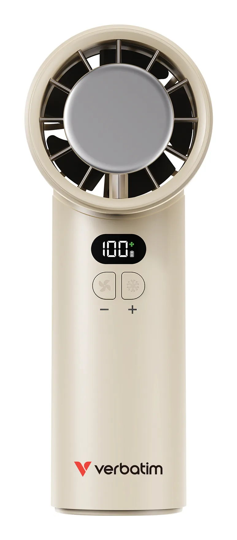 Verbatim Cool 'n' Go Ice Touch Silber, Weiß Handventilator – Bild 2