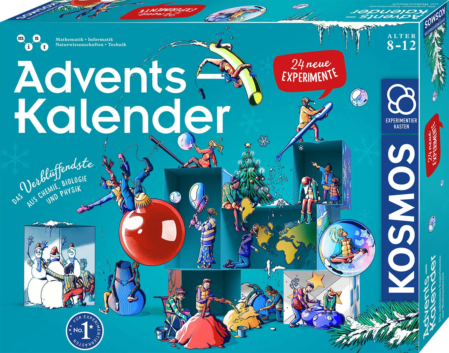 Kosmos 66109 Brettspiel Adventskalender – Die schönsten Experimente zur Weihnachtszeit Bildend Kosmos 66109 Brettspiel Adventskalender – Die schönsten Experimente zur Weihnachtszeit Bildend