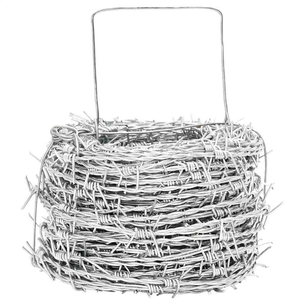 vidaXL Stacheldraht 500 m aufgerollt – Bild 2