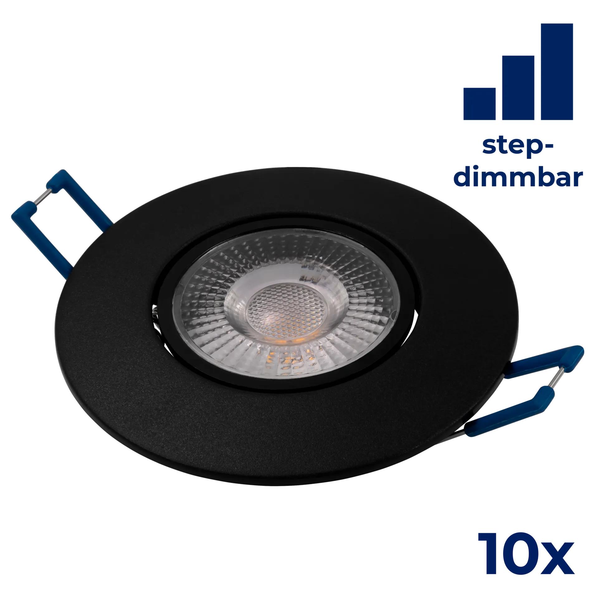 LED-Einbauleuchte McShine “EL-313D“ 4,5W, 450lm, 3000K, step-dimmbar, 10er-Pack LED-Einbauleuchte McShine “EL-313D“ 4,5W, 450lm, 3000K, step-dimmbar, 10er-Pack