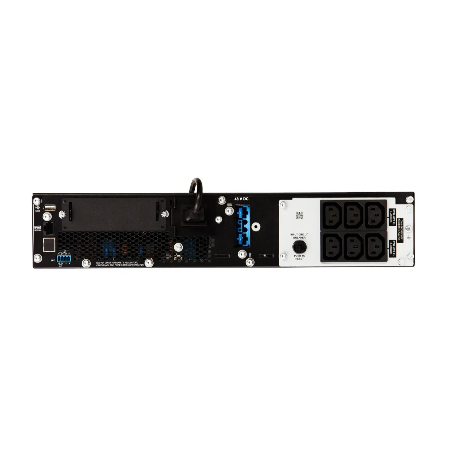 APC Smart-UPS On-Line SRT1000RMXLI-NC – 1 kW/VA, 6 C13-Ausgänge, Rackmontage, NMC – Bild 2