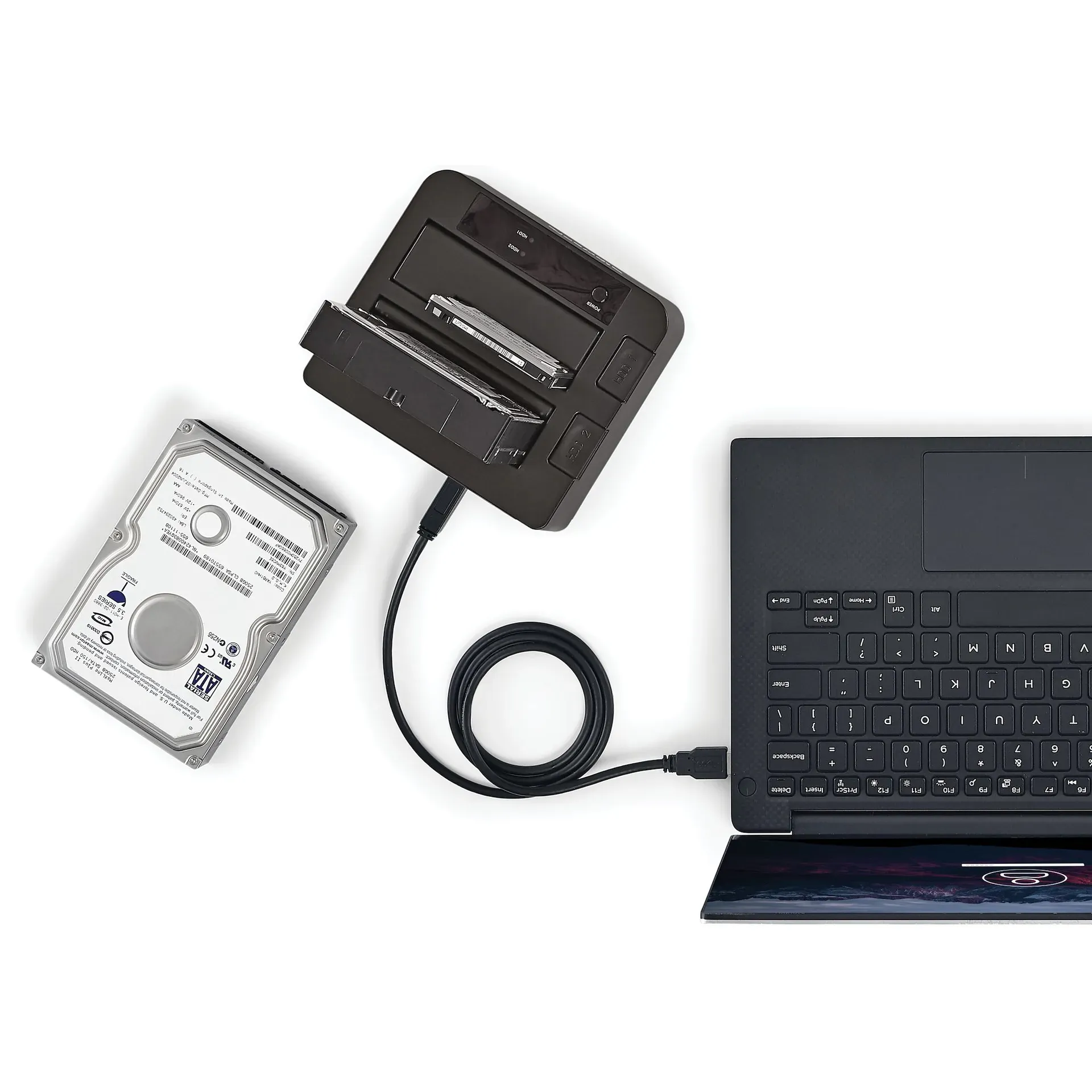 StarTech.com USB 3.1 (10 Gbit/s) Dual-bay Festplatten Dockingstation für 2,5" / 3,5" SATA SSD / HDD – Bild 5