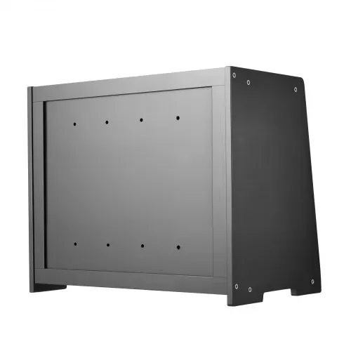 VEVOR Doppellagiger Brotkasten für Küchentheke Brotbehälter Brotbox Organizer aus Holz für selbstgebackenes Brot, Aufbewahrungsbehälter mit gewellter Acryl-Türplatte, Brotaufbewahrung Schwarz – Bild 10
