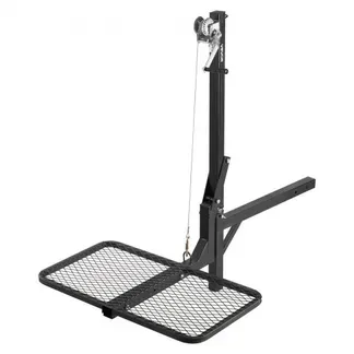 VEVOR Game Hoist, Hirschhebezeug mit Anhängerkupplung & Hebesystem-Plattform, 136 kg Tragkraft, Wildhebezeug-Windenlift mit 5,08 cm Empfänger, 360-Grad-Schwenkwelle & faltbar, 1440x900x1310 mm VEVOR Game Hoist, Hirschhebezeug mit Anhängerkupplung & Hebesystem-Plattform, 136 kg Tragkraft, Wildhebezeug-Windenlift mit 5,08 cm Empfänger, 360-Grad-Schwenkwelle & faltbar, 1440x900x1310 mm