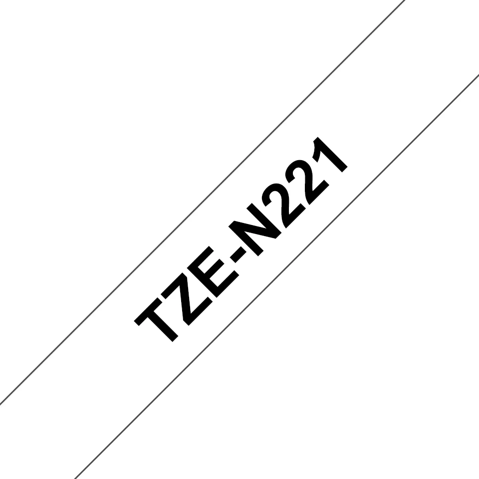 Brother TZE-N221 Etiketten erstellendes Band TZ Brother TZE-N221 Etiketten erstellendes Band TZ