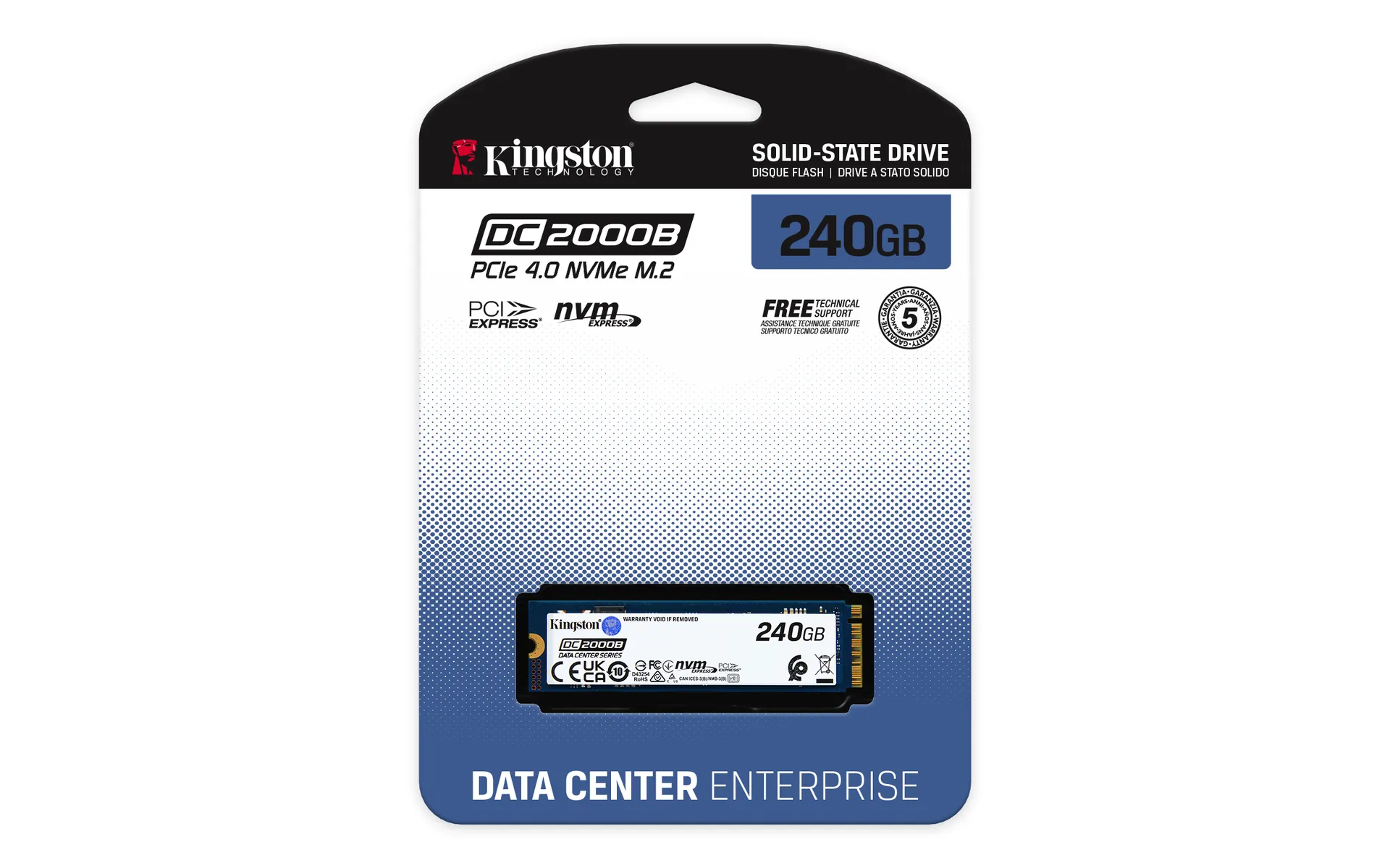 Kingston Technology 240G DC2000B PCIe 4.0 M.2 2280 Enterprise SSD – Bild 4