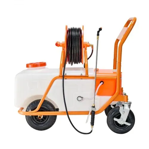 VEVOR Rasensprüher mit Rädern, einstellbarer Druck 0–90 PSI, Sprühgerät mit 60-L-Tank, mit 8 Düsen, 2 Zauberstäben, breiter Öffnungsdeckel für Garten, Jäten, Sprühen – Bild 9