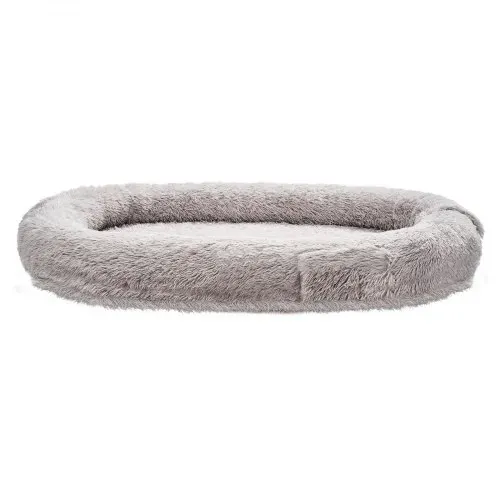 VEVOR Hundebett für Menschen, 1710x1000x240 mm, Memory-Schaum-Hundebett in Menschengröße, mit Seitentasche, Griff & Reißverschluss, abnehmbarer, maschinenwaschbarer Bezug, Hochflor, Grau – Bild 10