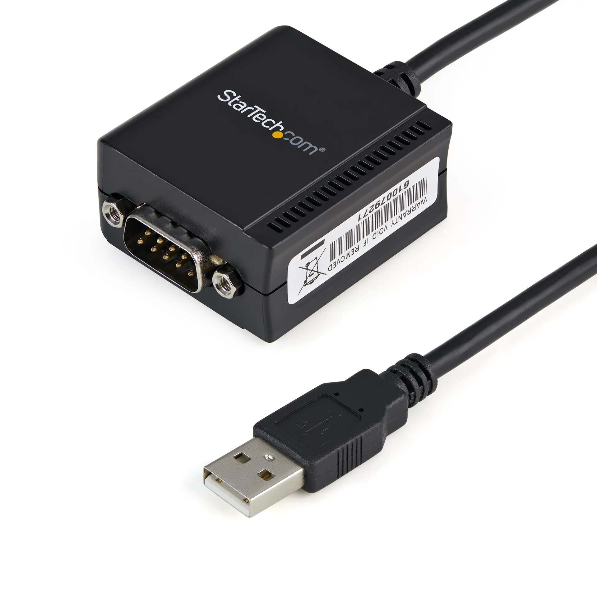 StarTech.com USB auf Seriell Adapter – 1 Anschluss – Stromversorgung über USB – FTDI USB UART Chip – DB9 (9-polig) – USB auf RS232 Adapter StarTech.com USB auf Seriell Adapter – 1 Anschluss – Stromversorgung über USB – FTDI USB UART Chip – DB9 (9-polig) – USB auf RS232 Adapter